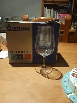Cajas de copas de cristal Arcoroc