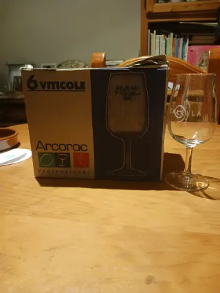 Cajas de copas de cristal Arcoroc