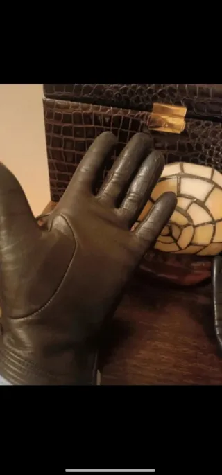 Guantes marrón vintage