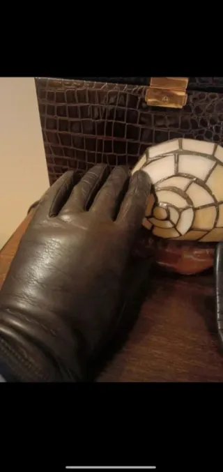 Guantes marrón vintage