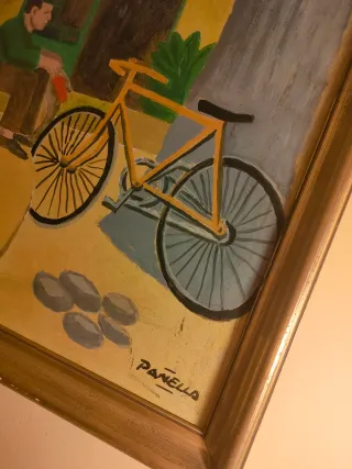 Cuadro decorativo pintado por pañella