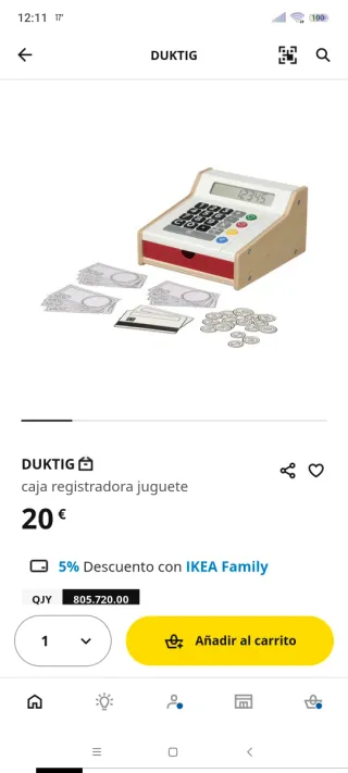 Caja Registradora Ikea