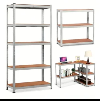 Scaffale metallico industriale 180x90x40