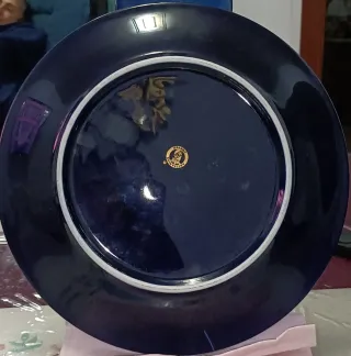 Plato Cerámica Oro de Ley Palacio Municipal