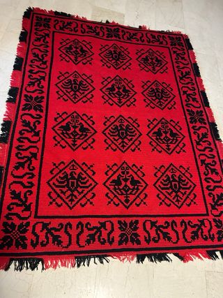 Alfombra tejida Balcánica / Albanesa