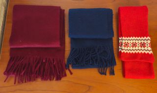 Conjunto de 3 Bufandas Peruanas de alta calidad