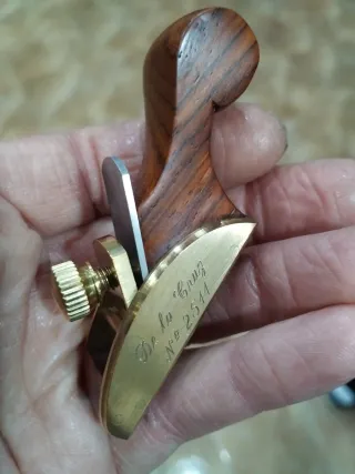Mini cepillo ebanistería luthier