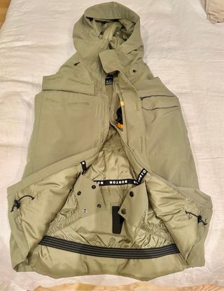 Chaqueta Nieve Burton Talla S verde caqui