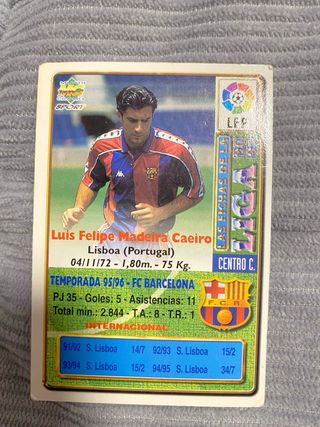 Cromos Figo Fc Barcelona 96-97 y 97-98