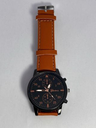Orologio Geneva Nero e Marrone