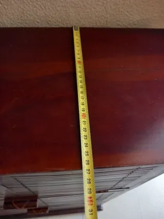 Mueble zapatero de madera