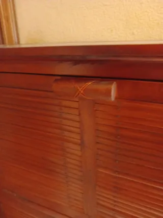 Mueble zapatero de madera