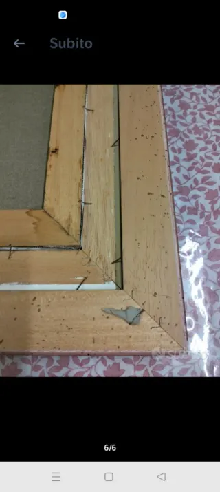 Quadro vintage mare con barche