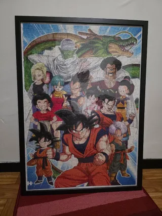 Puzzle Dragon Ball armado y con marco