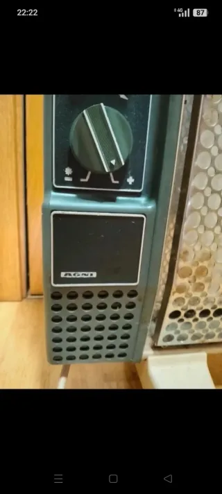 Calentador radiador eléctrico