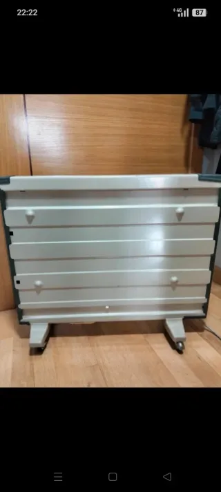 Calentador radiador eléctrico