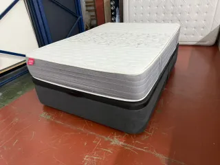 Colchón Pikolin 135x190 con canapé gris