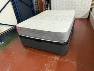 Colchón Pikolin 135x190 con canapé gris