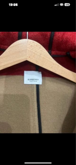 Mantella con cappuccio Burberry