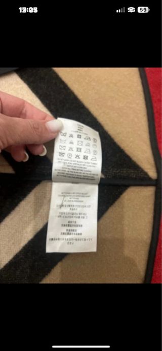 Mantella con cappuccio Burberry