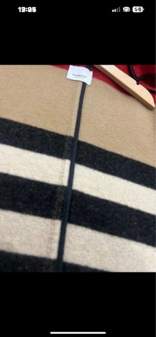 Mantella con cappuccio Burberry