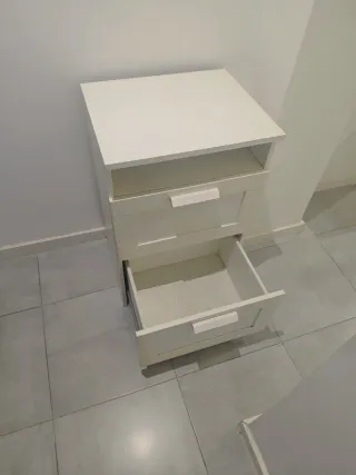 Cómoda Ikea Brimnes 2 cajones blanca