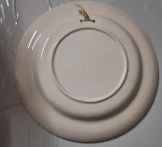 Piatto in porcellana decorato