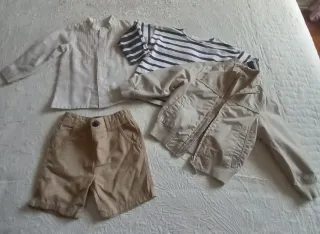 Conjunto niño 2-3 años: Chaqueta, Camiseta y Panta