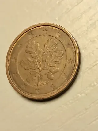 Moneda 2 céntimos de Euro 2002