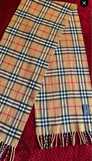 BUFANDA BURBERRY NOVA CHECK VINTAGE HOMBRE MUJER