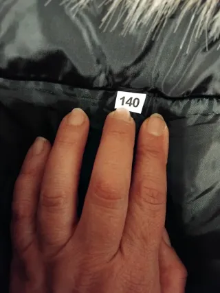 Parka niña talla 140