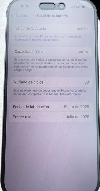 iPhone 16 256GB Dorado - Como Nuevo