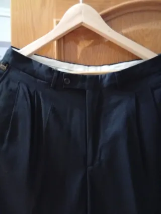 Pantalón vestir hombre Lacoste negro