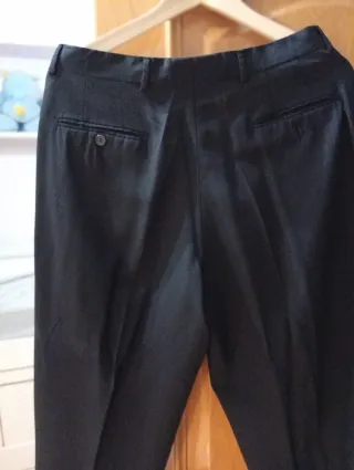 Pantalón vestir hombre Lacoste negro