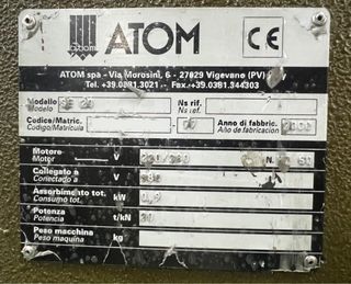 Troqueladora industrial ATOM SE20
