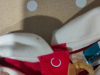 Tutina neonato Thun rossa 1 mese + cappello