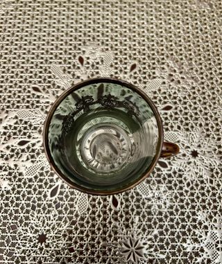 Bicchiere da tè/caffè in vetro iridescente