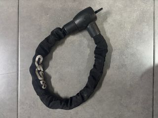 Cadena Antirrobo Moto Negra