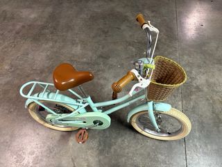 Bicicleta infantil mint con cesta