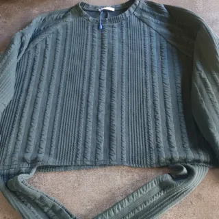 Camiseta cruzada Zara