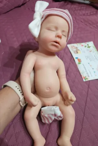 Bebé Reborn Chica Silicona