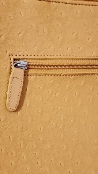 Bolso Vintage Giada Camel Piel Texturizada