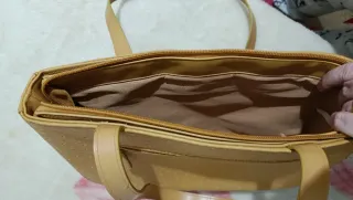 Bolso Vintage Giada Camel Piel Texturizada