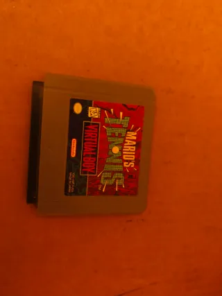 Nintendo Virtual Boy + Wario Land + Mario's Tennis