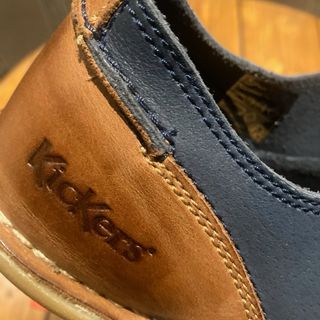 Zapatos Kickers Hombre Talla 45 Azul/Marrón