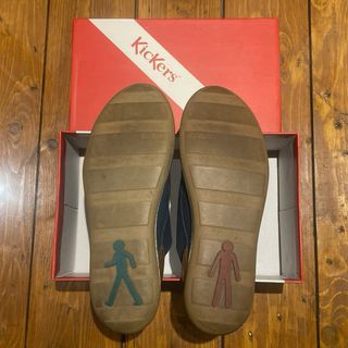 Zapatos Kickers Hombre Talla 45 Azul/Marrón