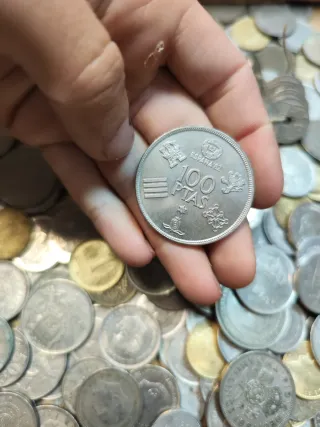 Lote 3kg Monedas Españolas Variadas