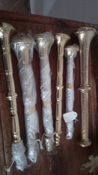 Mazas de almirez de bronce