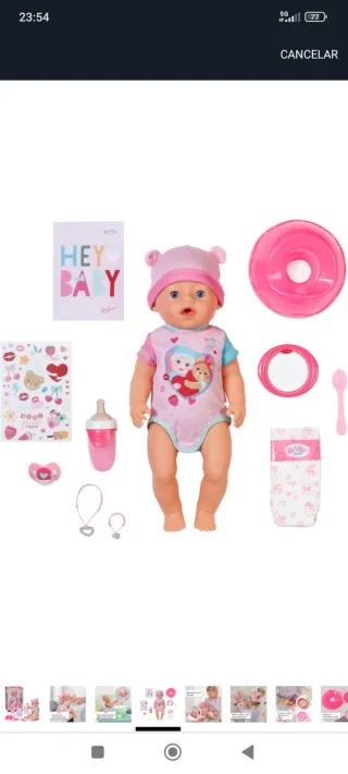 Muñeca Baby Born Emma 43cm