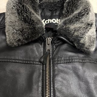 Giacca Pelle Schott Nera L